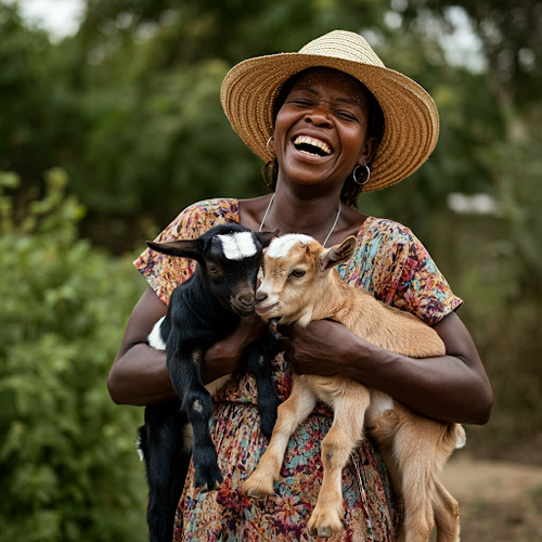 Give Two Baby Goats